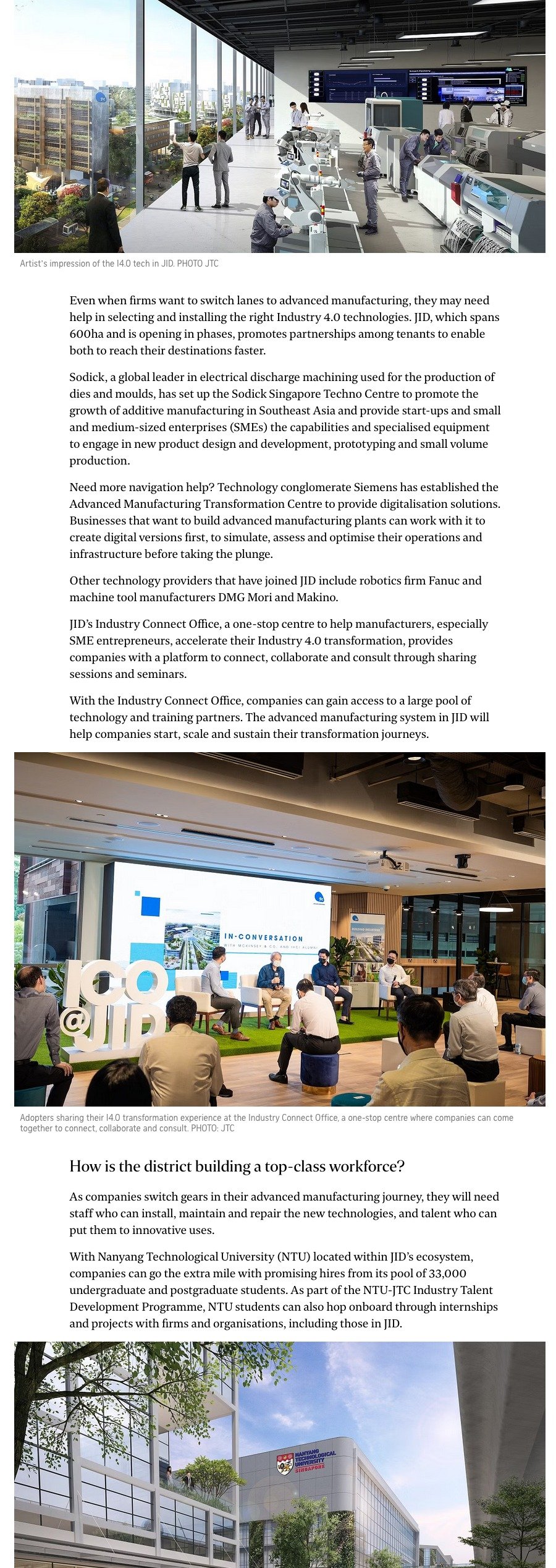 From automated assembly lines to digital factory simulators, the future of manufacturing is taking shape in Jurong 7